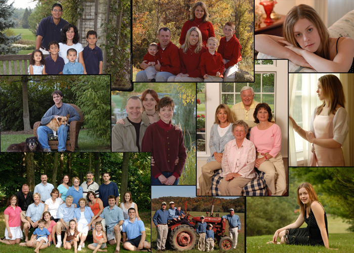 Jerry Huffman Photography Portrait collage 1